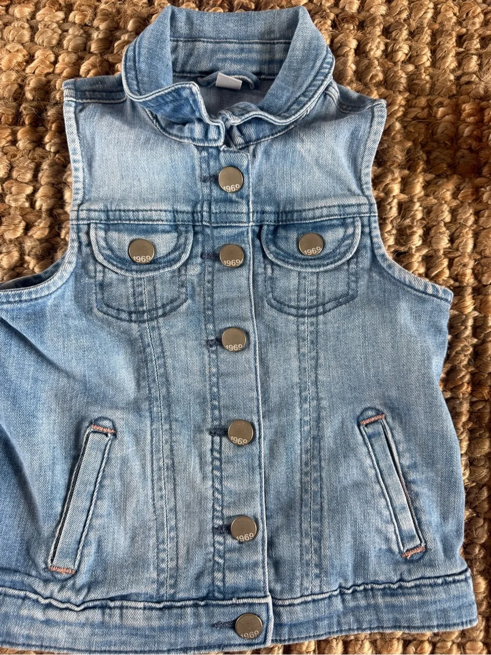 GAP sleeveless denim